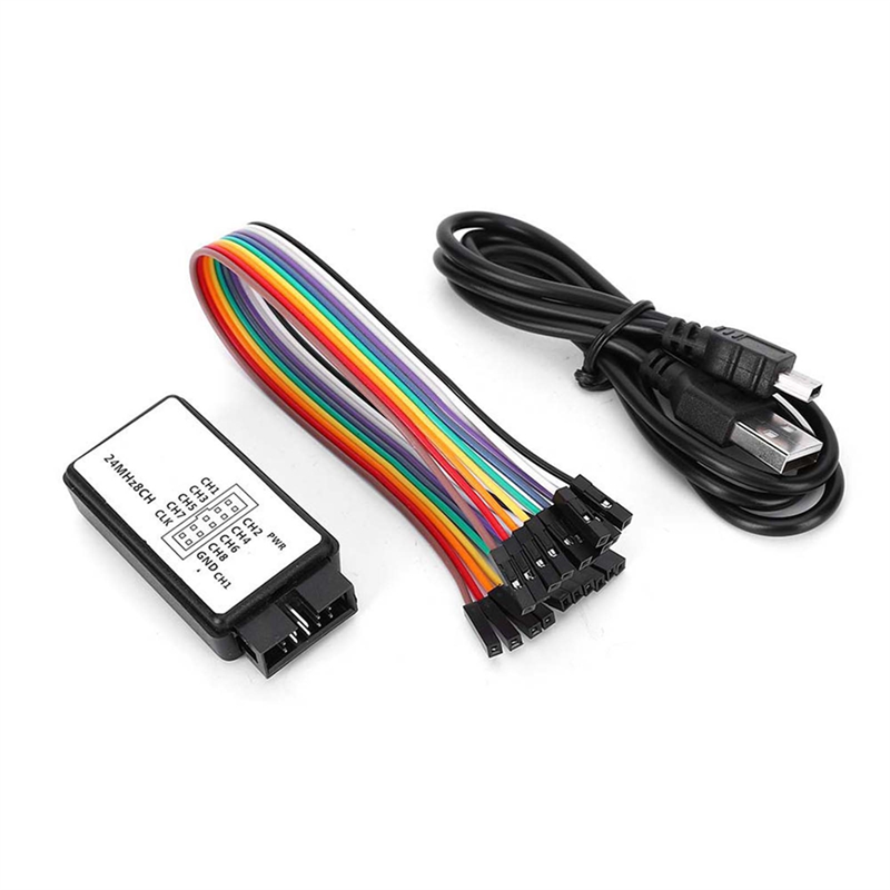 Logic Analyzer Usb - A96I-Logic Analyzer 24Mhz Perangkat Penganalisis Logika