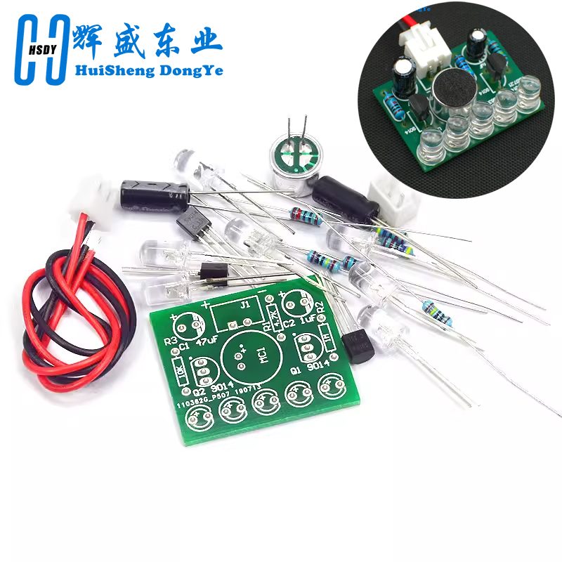Lampu kontrol diaktifkan suara - Diy Electronics Learning Kit ulasan dan harga