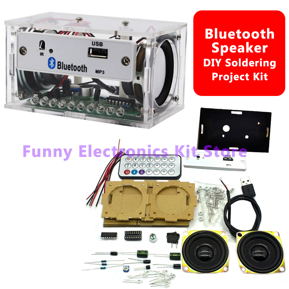 Kit Speaker Bluetooth Stereo P - Diy Electronics Learning Kit ulasan dan harga