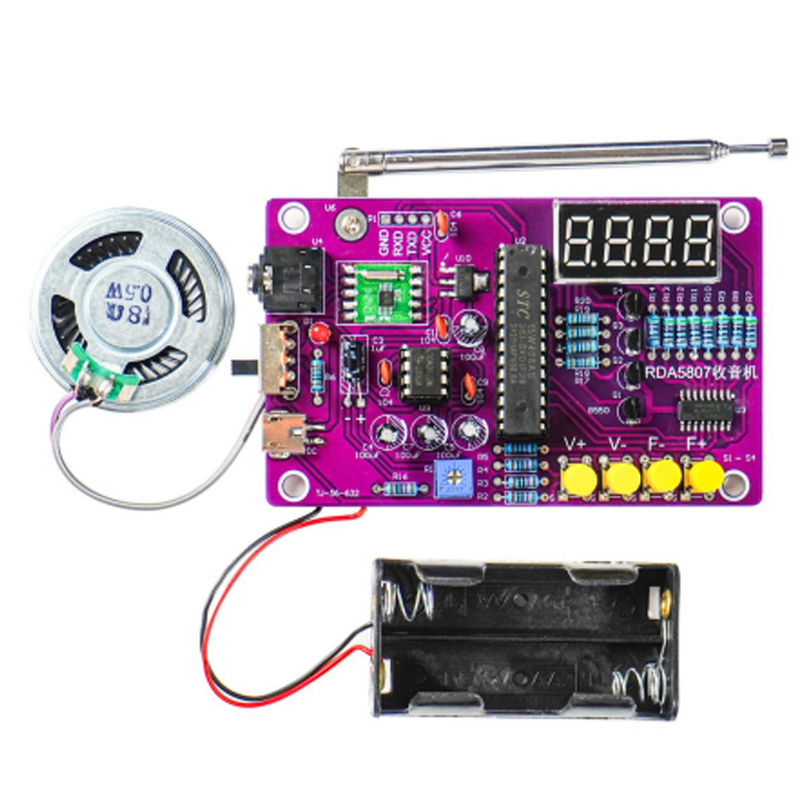 Kit Elektronik Radio FM DIY 87 - Diy Electronics Project Kit ulasan dan harga