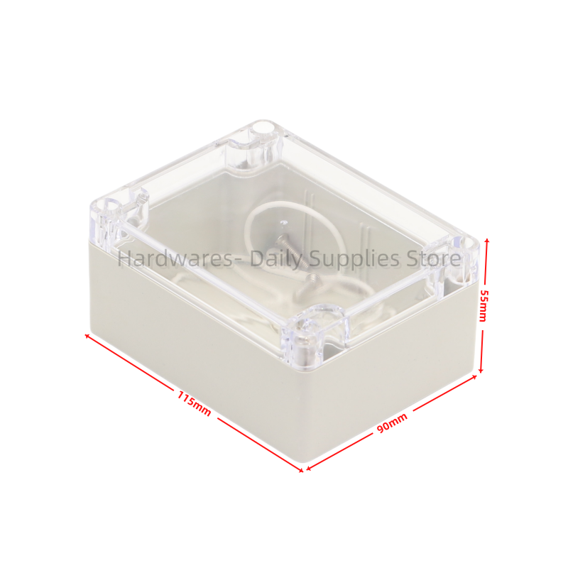 1 buah sarung plastik bening a - Diy Electronics Box ulasan dan harga