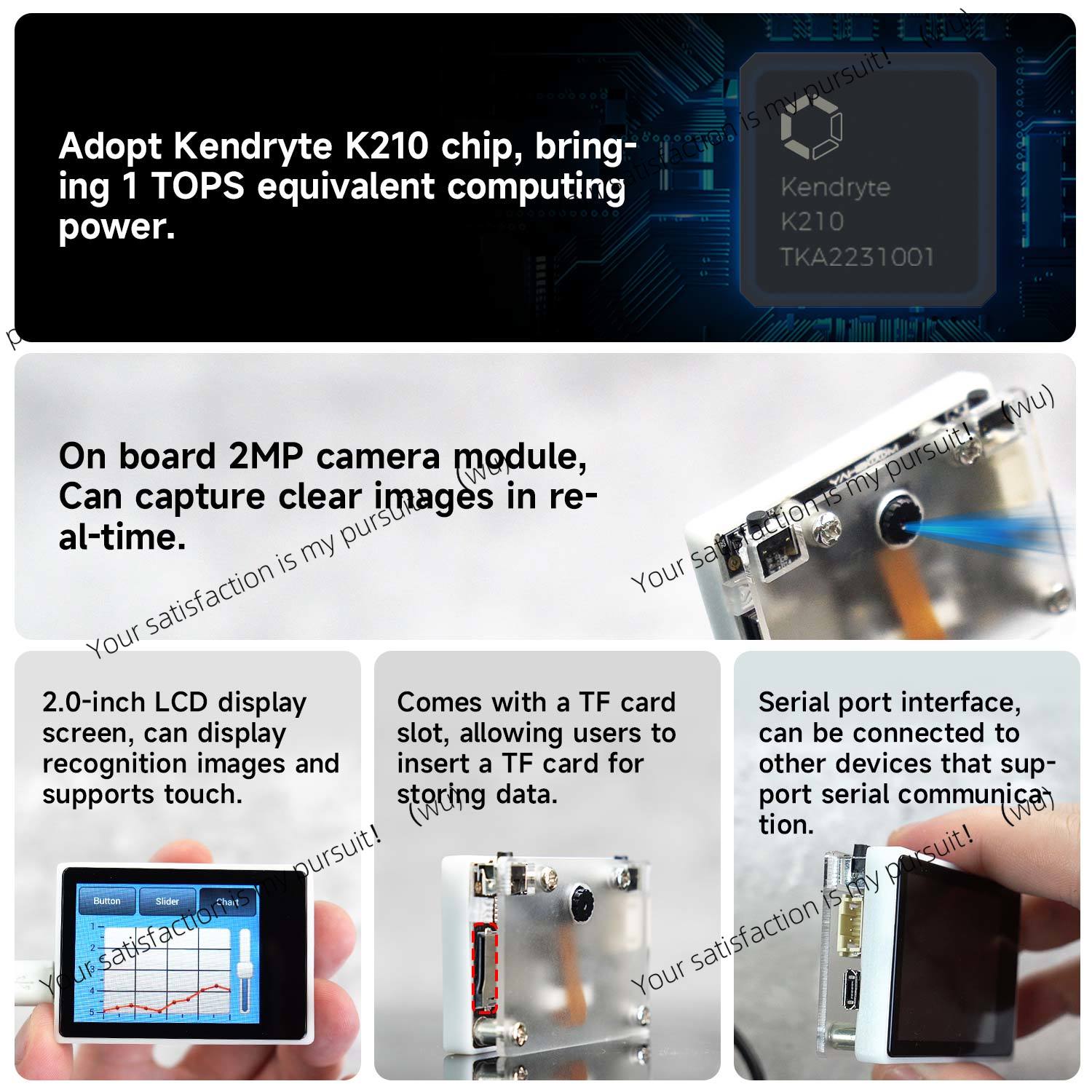 Modul Pengenalan Visual K210 d - Diy Electronics Learning Kit ulasan dan harga